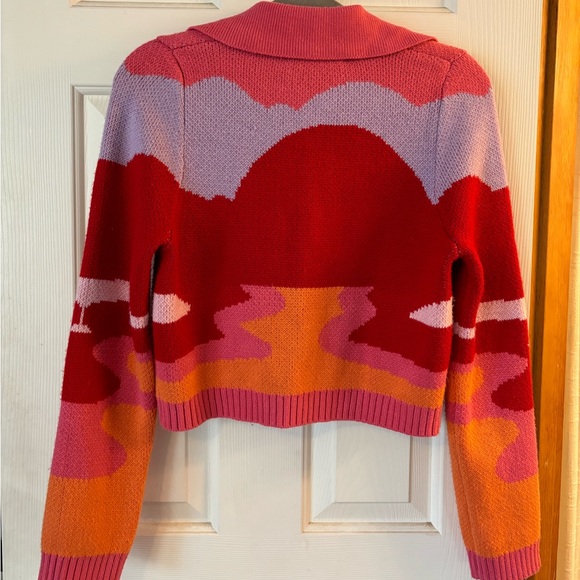 House of sunny Women’s Tripper cardigan red - Picture 2 of 5